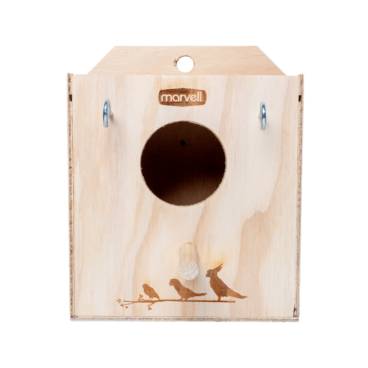 Nido Madera Agaporni 18x24x18 cm