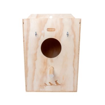 Nido madera Cotorras 24x36x24 cm