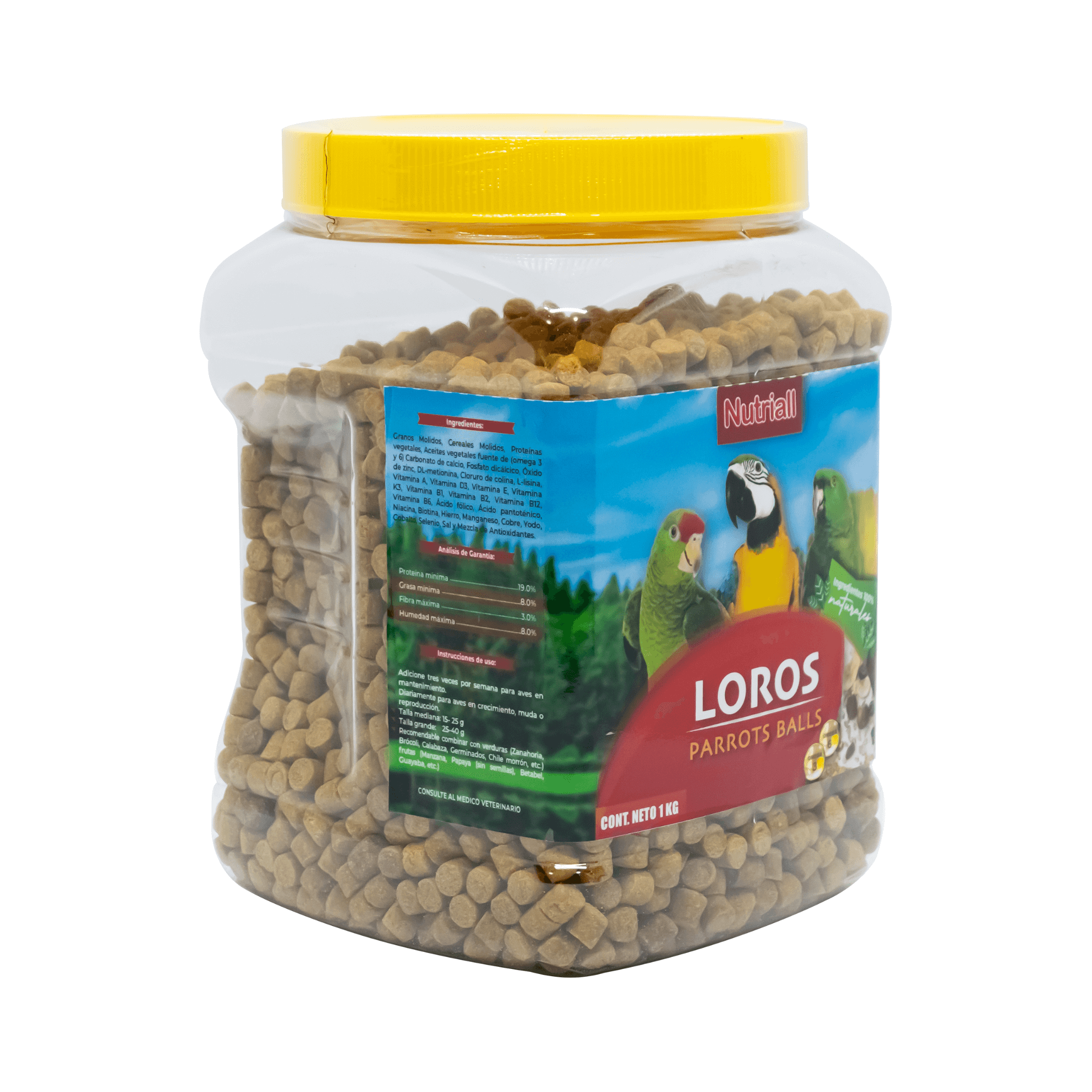 Nutriall Loros Parrots Balls 1kg