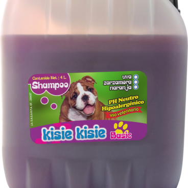 Shampoo kisie kisie Básico de uso general Naranja, Uva, Zarzamora 10 L