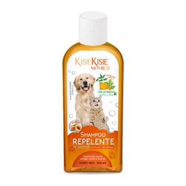 Shampoo Repelente y anti pulgas natural Durazno 250 ml